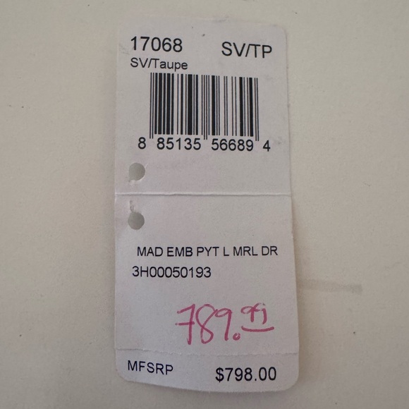 COACH Madison Embossed Python Snakeskin Drawstring Bucket Bag - Picture 6 of 6